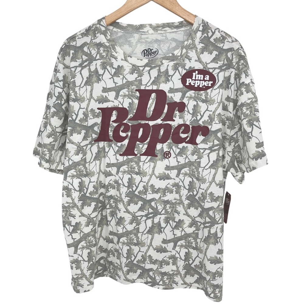 Dr. Pepper Leaf Camo I’m a Pepper T-Shirt Women’s XL